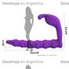 Anillo doble penetracion con vibracion y carga USB